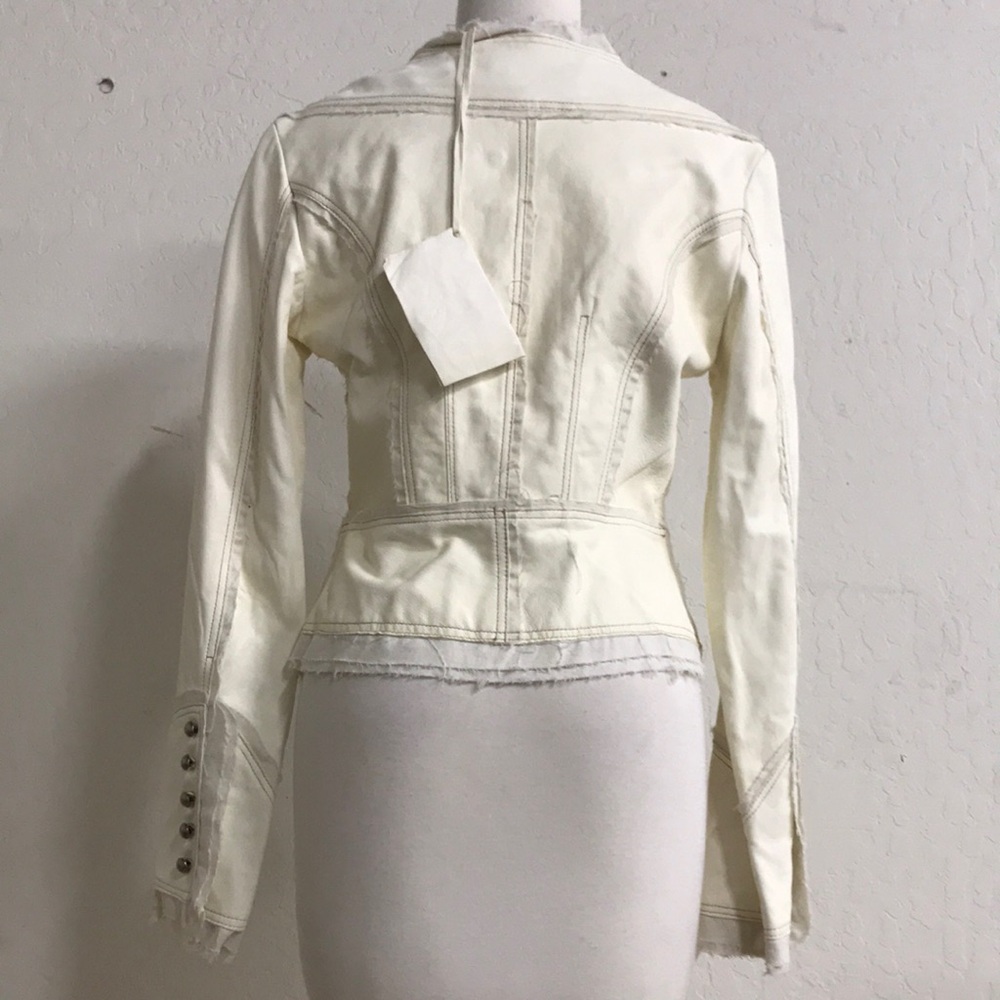 Raw 7 Embellished Leather Jacket - Picture 6 of 9